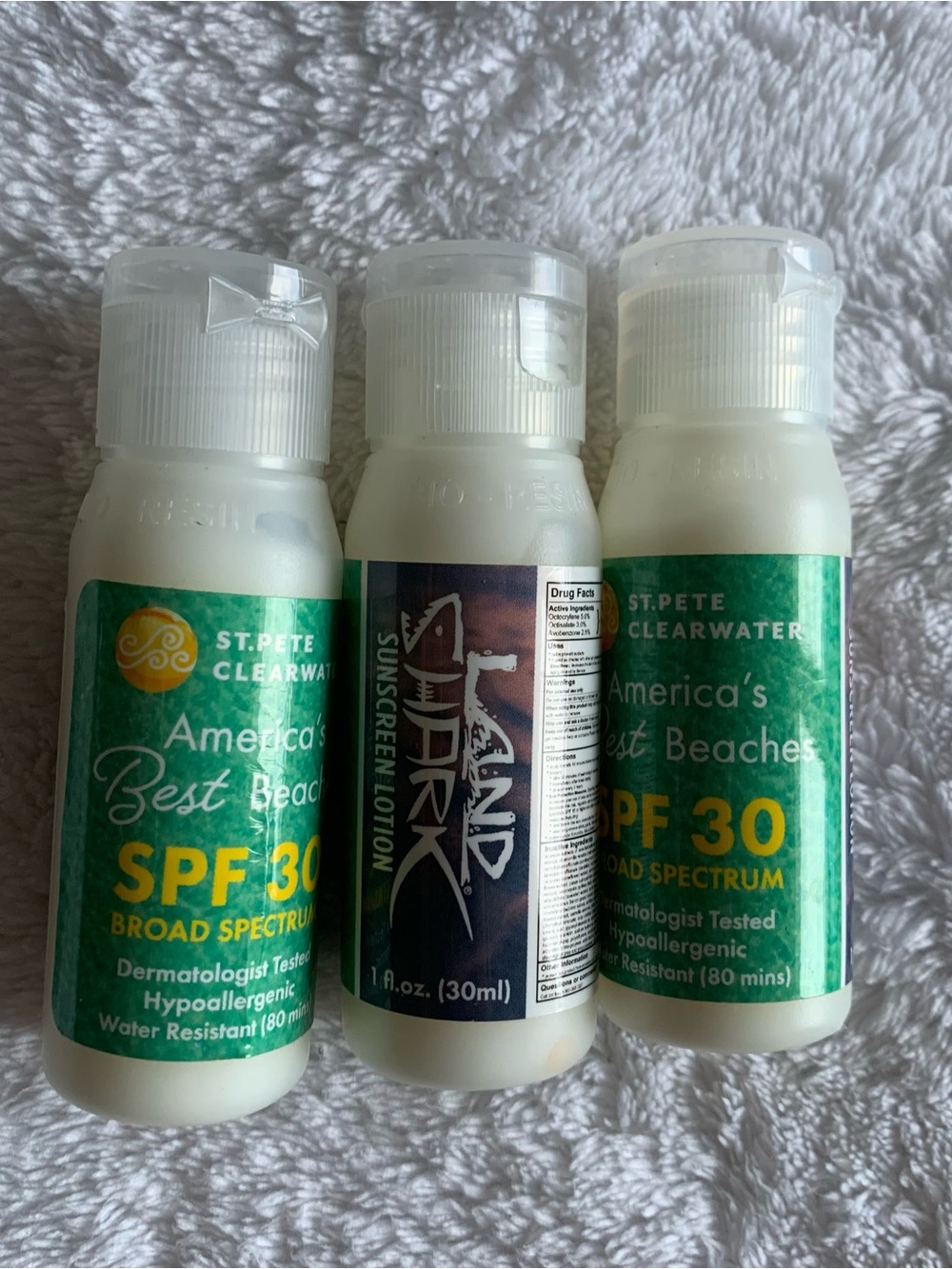 St. Pete / Clearwater Promotional Sunscreen Lotion SPF 30 (Pack of 3)